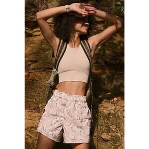 Free People NWT Women’s In The Wild Printed Hiking Active Shorts size Large